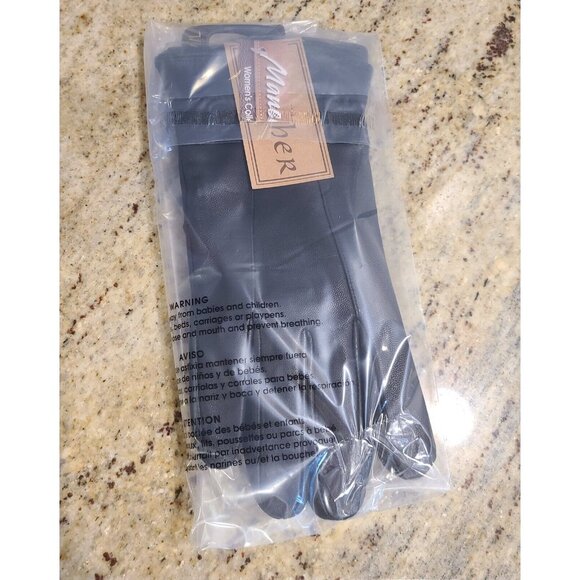 New! Women's Size L/XL Sheepskin Soft Leather 9.5" Wool Lined Gloves - Picture 11 of 11